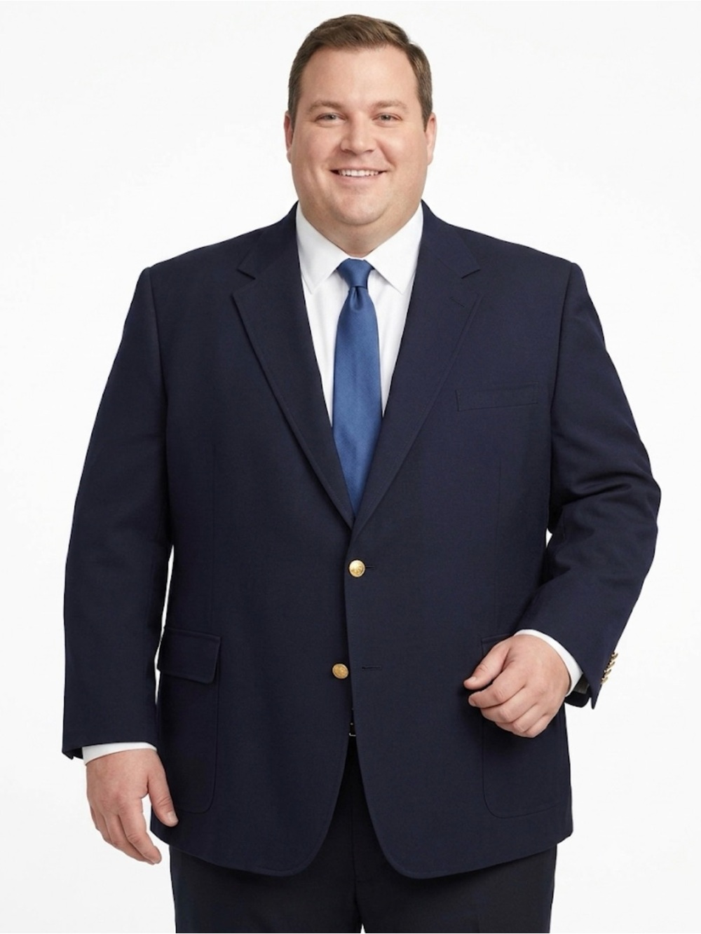 Brooks Brothers Navy Sport Coat with Gold Buttons